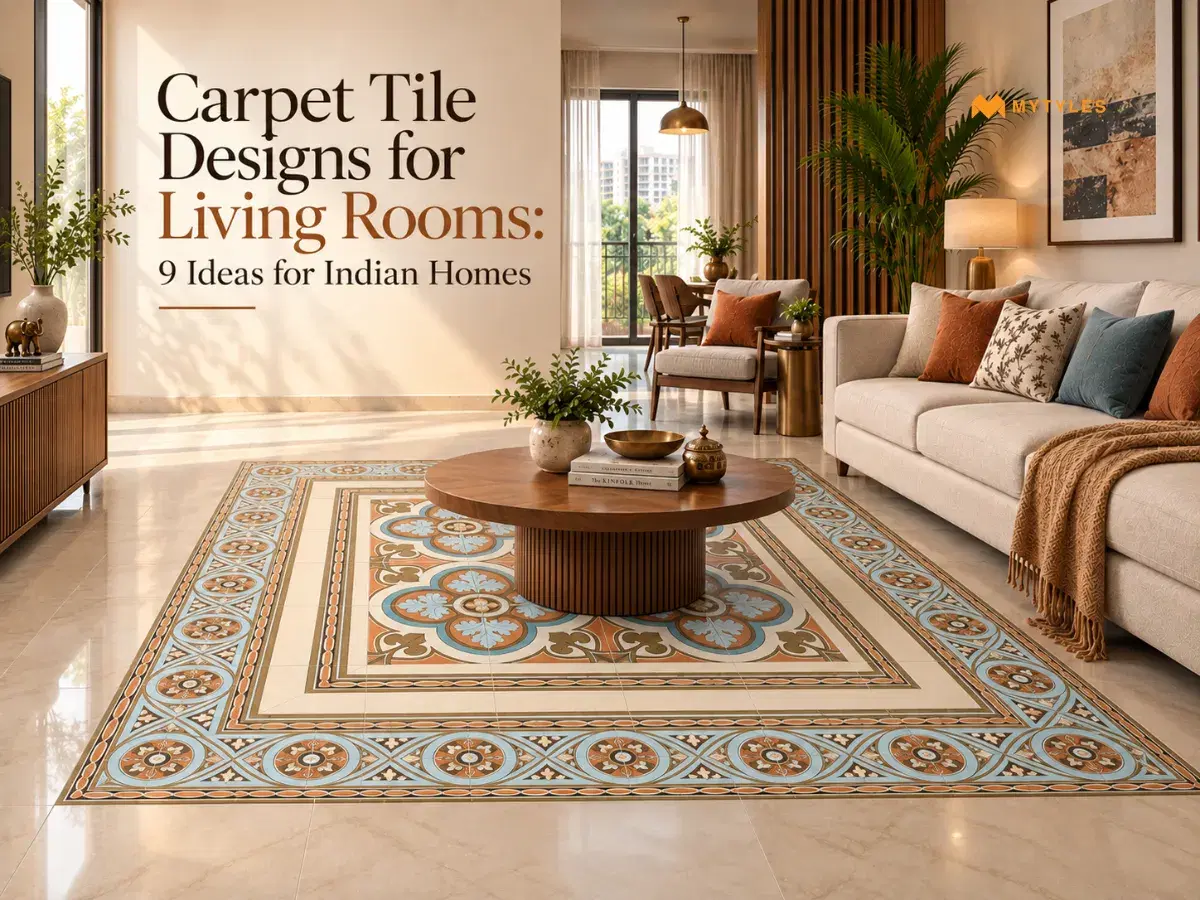 Carpet Tile Designs for Living Rooms: 9 Ideas for Indian Homes