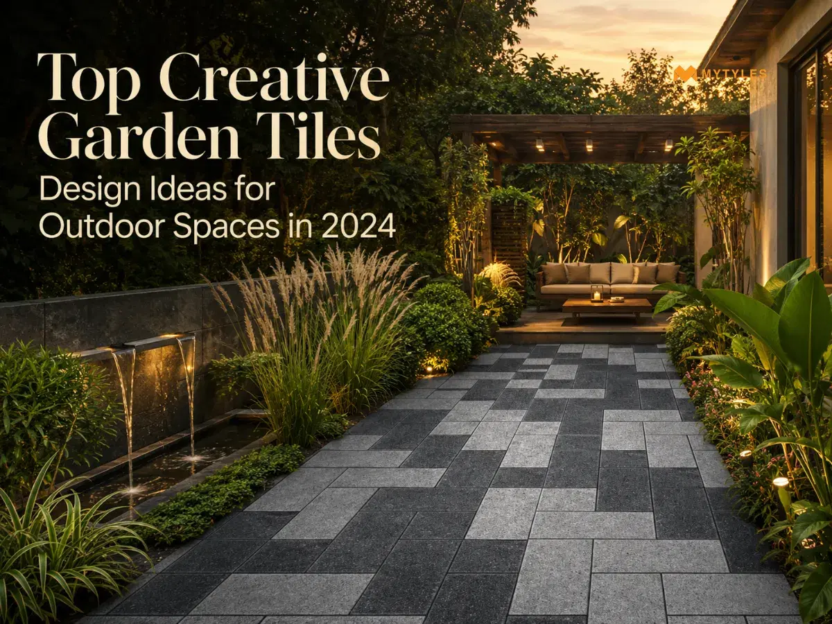 Top Creative Garden Tiles Design Ideas for Outdoor Spaces in 2024