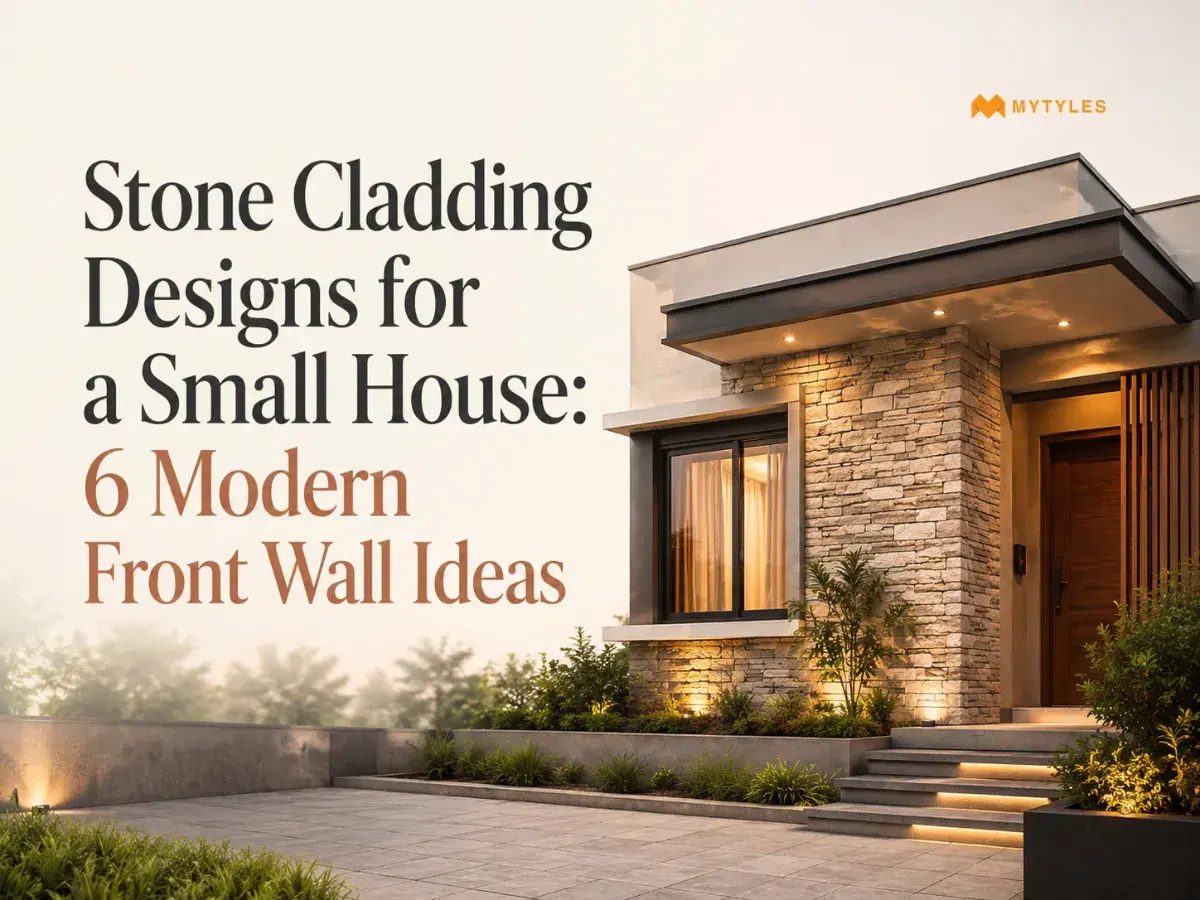 Stone Cladding Designs for a Small House: 6 Modern Front Wall Ideas
