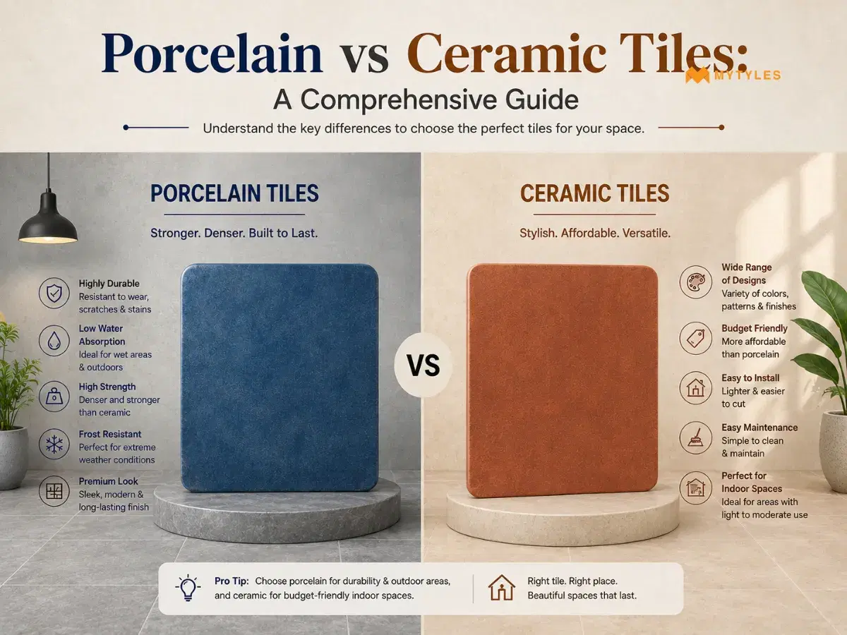 Porcelain vs Ceramic Tiles: A Comprehensive Guide