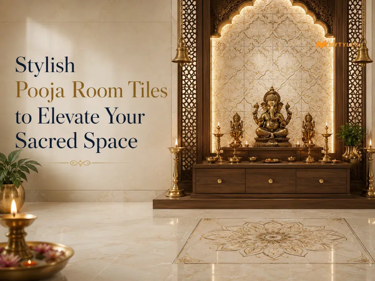 Stylish Pooja Room Tiles to Elevate Your Sacred Space