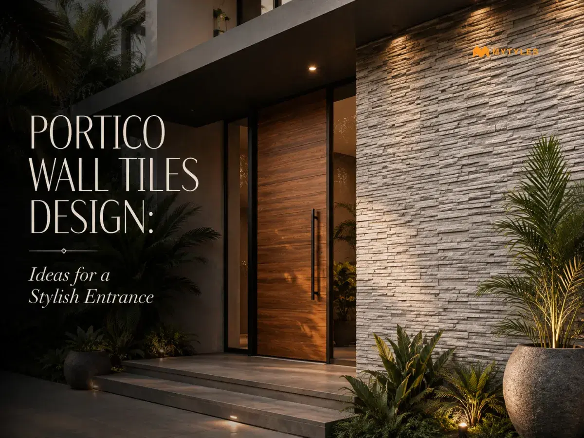 Portico Wall Tiles Design: Ideas for a Stylish Entrance