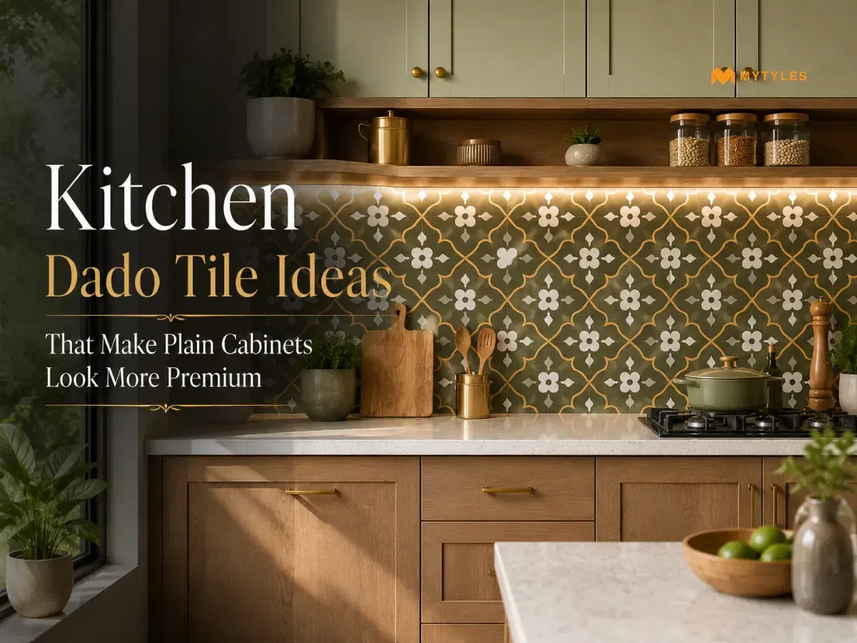 9 Kitchen Dado Tile Ideas That Make Plain Cabinets Look More Premium
