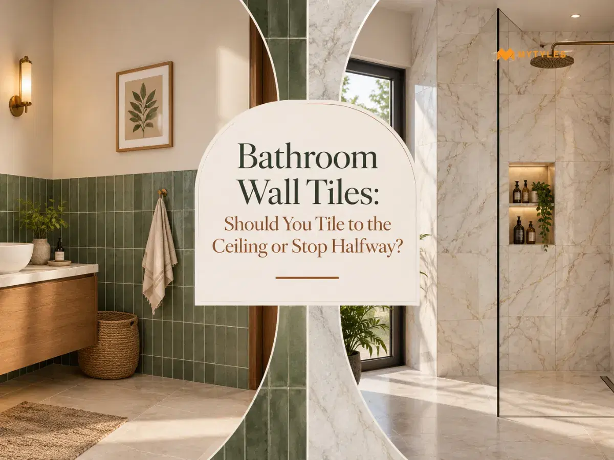 Bathroom Wall Tiles: Should You Tile to the Ceiling or Stop Halfway?
