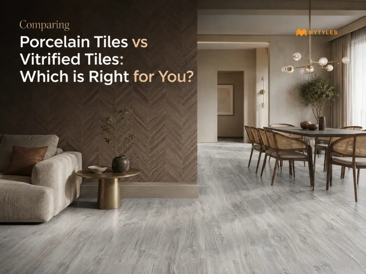Comparing Porcelain Tiles vs Vitrified Tiles: Which is Right for You?