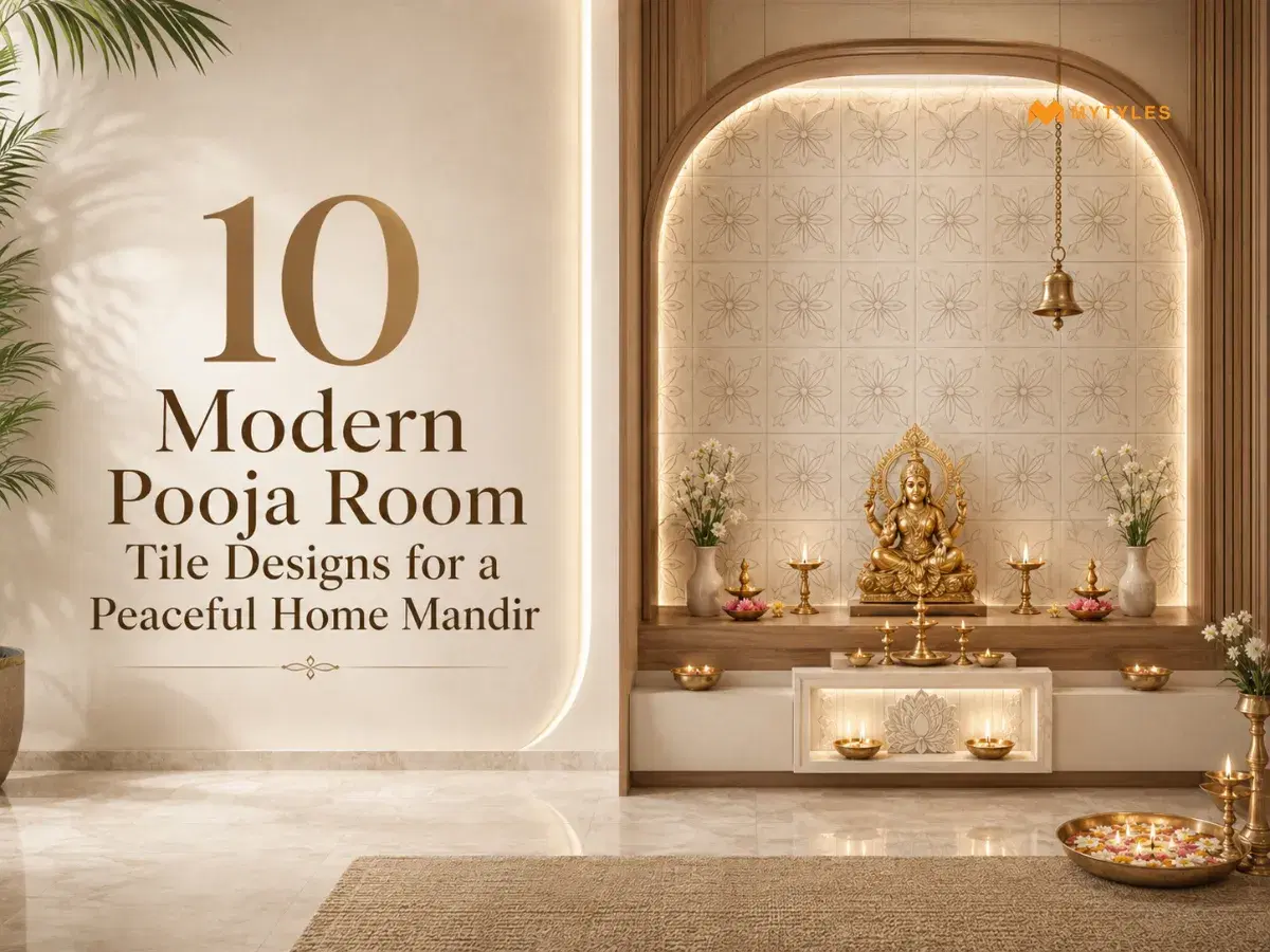 10 Modern Pooja Room Tile Designs for a Peaceful Home Mandir