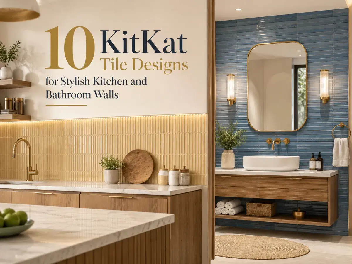10 KitKat Tile Designs for Stylish Kitchen and Bathroom Walls