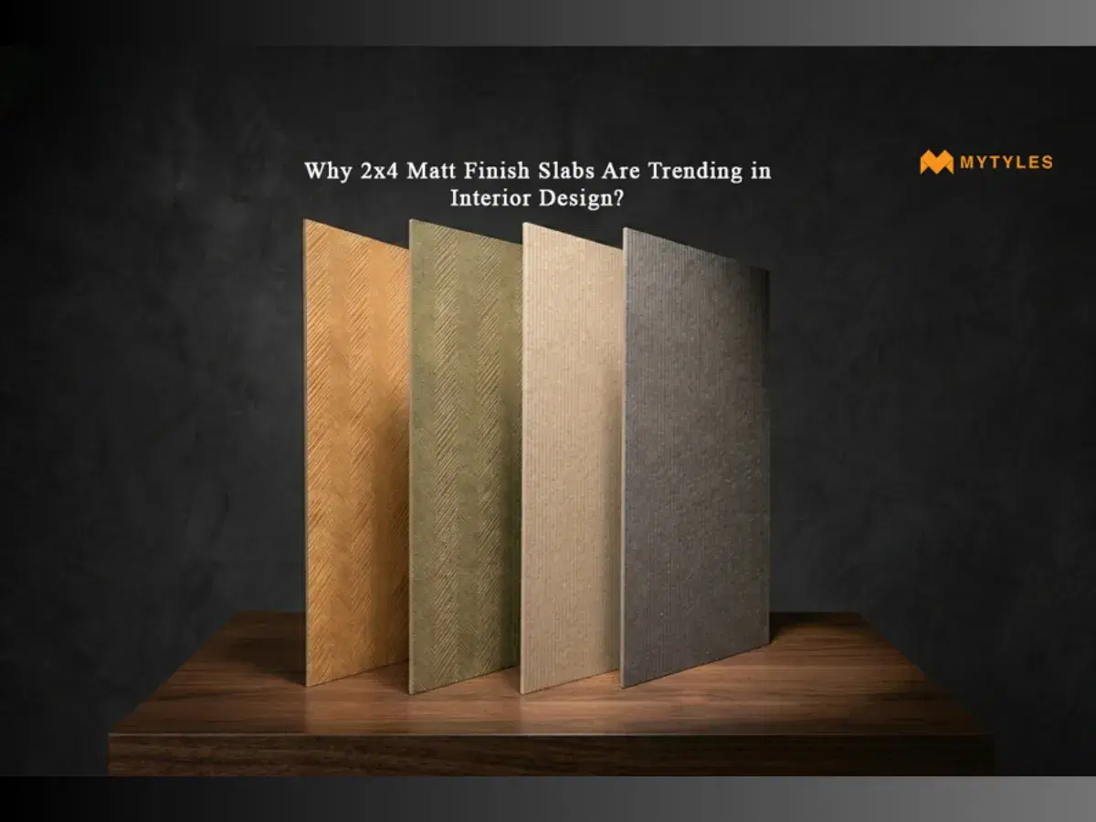 Why 2×4 Matt Finish Slabs Are Trending in Interior Design?