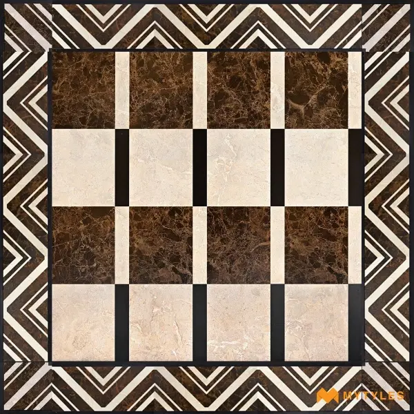 Brown Basketweave Carpet Tile | Deco Grid