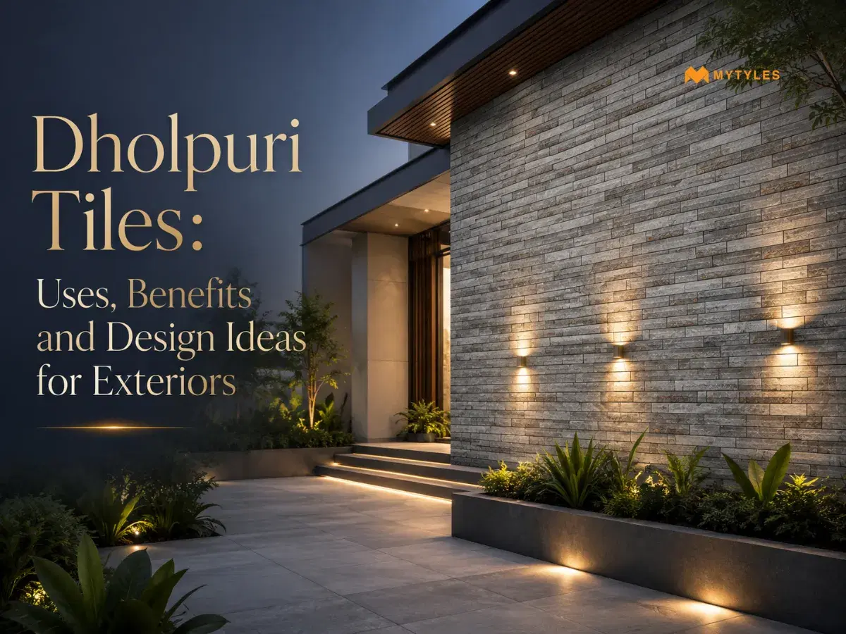 Dholpuri Tiles: Uses, Benefits and Design Ideas for Exteriors