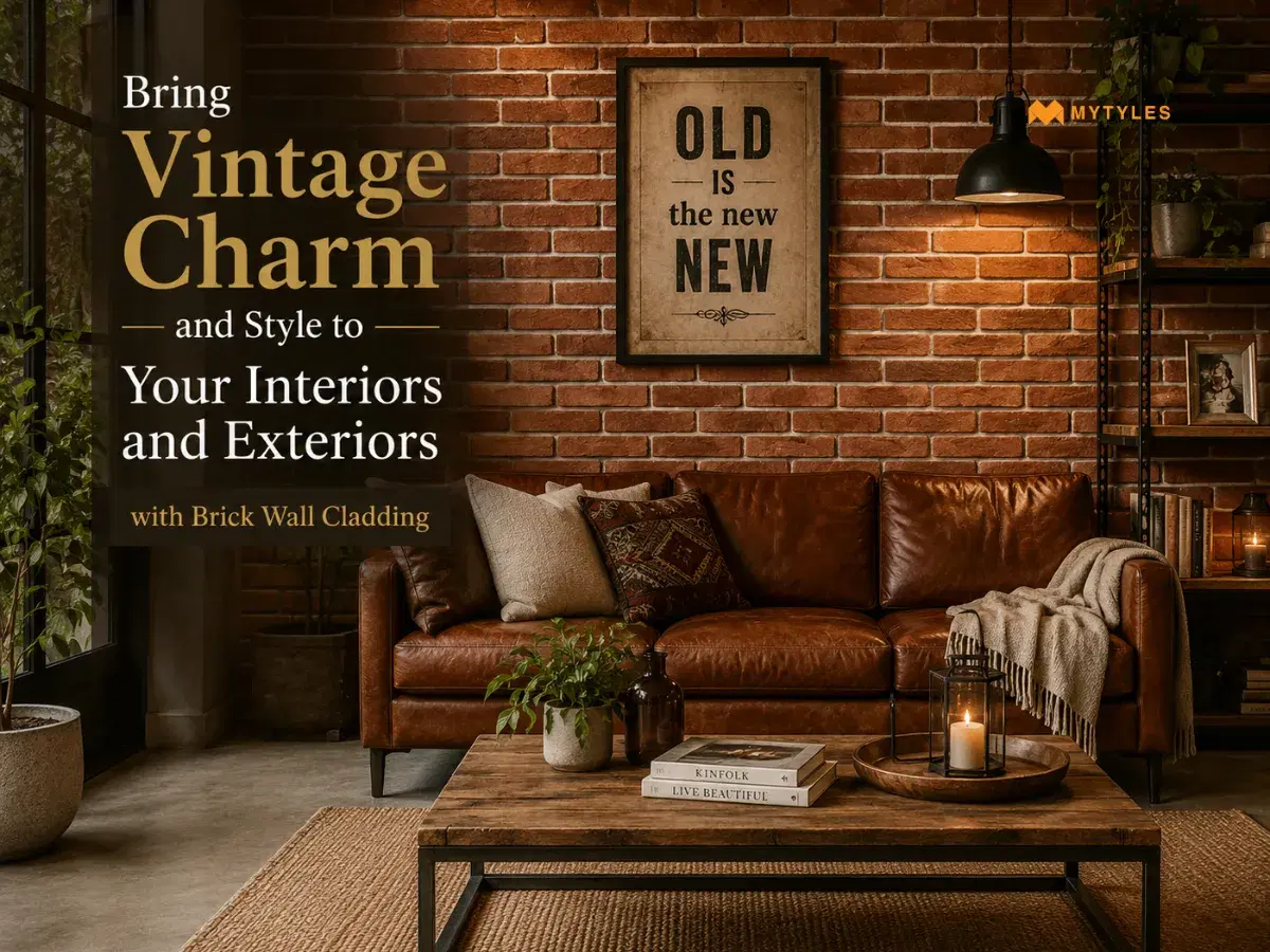 Bring Vintage Charm and Style to Your Interiors and Exteriors with Brick Wall Cladding